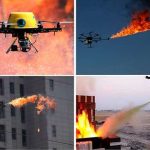 Новые роевые технологии: «стая» дронов тушит пожары.  Видео