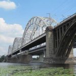Как строился Дарницкий железнодорожный мост. Фото