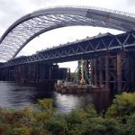 Опоры для Подольского моста в сторону Троещины уже подготовили