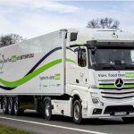 На дороги Европы вышел новый экономический автопоезд на базе Mercedes-Benz Actros