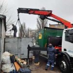 На демонтажников «Киевблагоустройства» совершили нападение