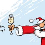 Новогодние курьезы: пьяный Дед Мороз. Видео